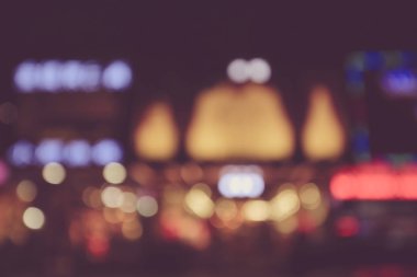 bulanık şehir ışıkları