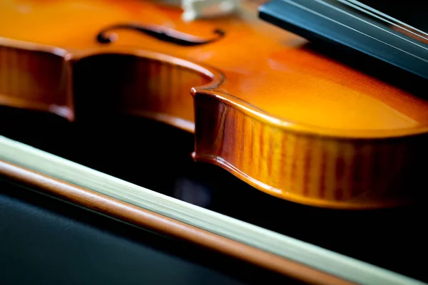 Close-up de violino — Fotografia de Stock