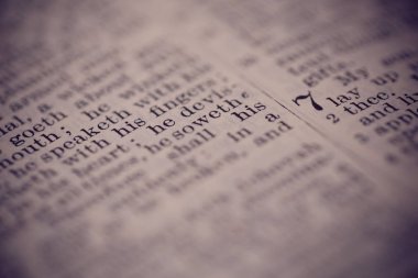 İncil'de metinde