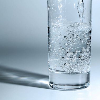 Bardak su yakın çekim Shot