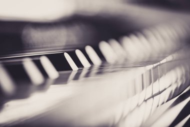 Klavye piyano portre vurdu