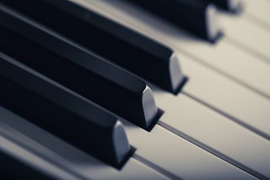 Klavye piyano portre vurdu