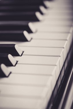 Klavye piyano portre vurdu