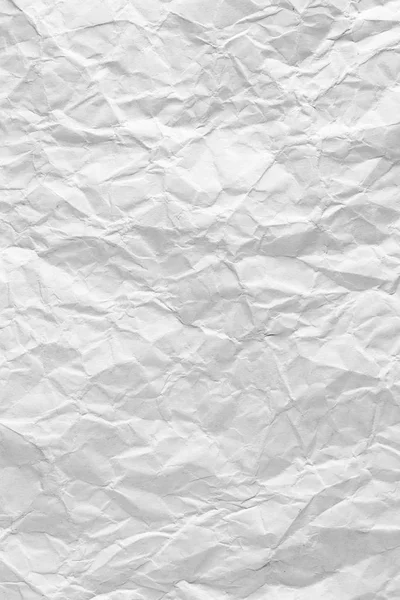 Texturizado Blanco Papel Arrugado Color Blanco — Foto de Stock
