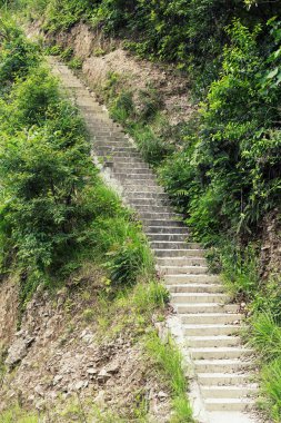 Dağ fotoğraf merdivende