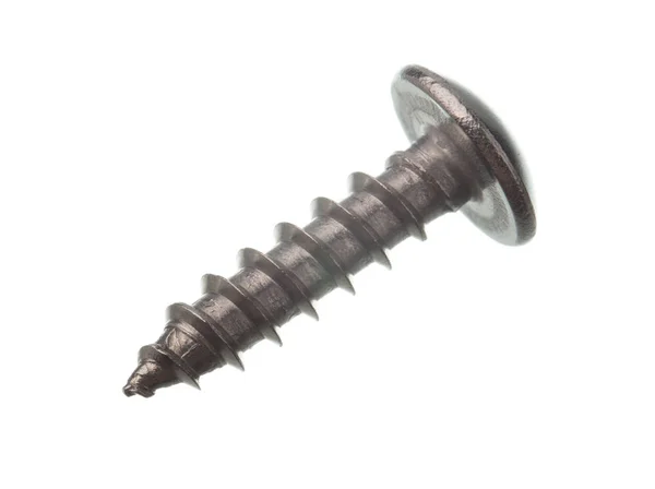 Screws Isolated White — Stock Photo, Image