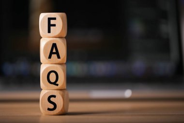Sıkça sorulan sorular tahta bloklar