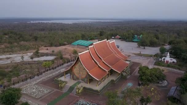 Wat Sirindhornwararam (Phu Prao ναό), Ubon Ratchathani, Ταϊλάνδη. — Αρχείο Βίντεο