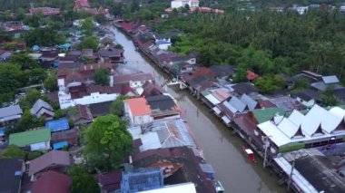Ampawa yüzen Pazar, Samutsongkhram, Tayland. 