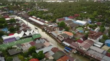 Ampawa yüzen Pazar, Samutsongkhram, Tayland. 