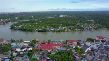 Ampawa yüzen Pazar, Samutsongkhram, Tayland. 