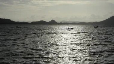 Koh Phitak balıkçı köyü, Chumphon, Tayland. 
