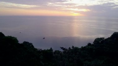 Koh Phitak balıkçı köyü, Chumphon, Tayland. 
