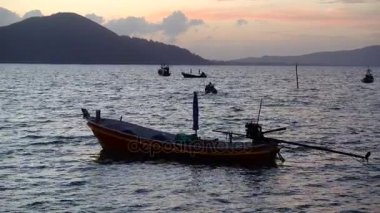 Koh Phitak balıkçı köyü, Chumphon, Tayland. 