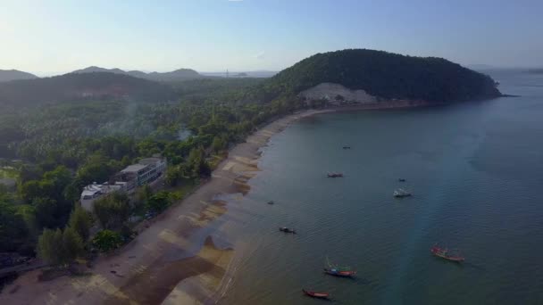 Chumphon Sairee Beach, Thajsko — Stock video