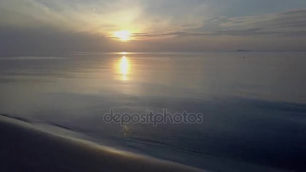 Thung Wao Lan beach, Chumphon, Thaiföld. — Stock videók