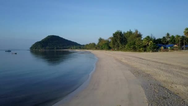 Thung Wao Lan beach, Chumphon, Thaiföld. — Stock videók