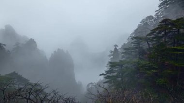  güzel sahne üzerinde Huangshan, Çin
