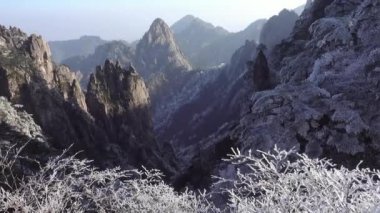 güzel sahne üzerinde Huangshan, Çin