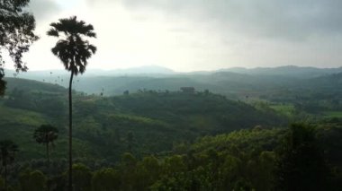 Görünüm noktası cazibe Khaoko ve Phu küvet Berg,: Phetchabun, Thailand. 