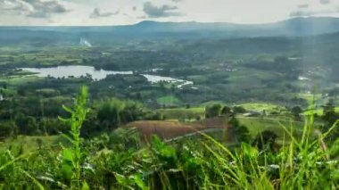 Görünüm noktası cazibe Khaoko ve Phu küvet Berg,: Phetchabun, Thailand. 