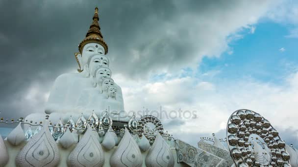 Wat Phra Sorn Kaew in Khaoko Phetchabun, Thailand . — стоковое видео