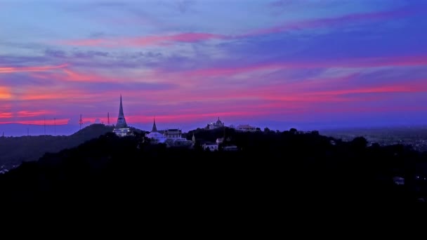 Khao Wang, Phra Nakorn Khiri, Petchaburi, Thailand — Stockvideo