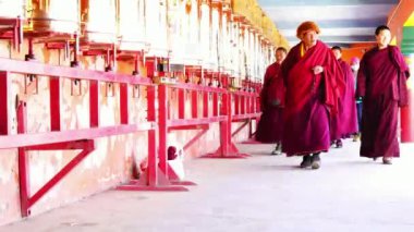 Larung gar (Budist Akademisi) de Sichuan, Çin. Larung Vadisi içinde Sertar County, Garze Tibet Özerk İli, Tibet, Kham (Xikang), Çin bir şehirdir. 