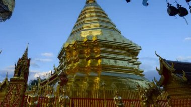 Wat Phra bu DOI Suthep Tapınağı, Chiang Mai, Tayland. Doi Suthep Tapınağı bir büyük dönüm noktası turistik Chiang Mai 's. 