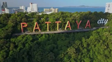 Bali Hai pier ve çekirdek Chonburi, Tayland Pattaya şehrin 