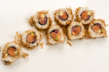 tablo üzerinde yukarıda portre rulo