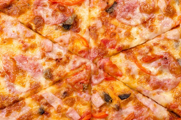 Fond pizza fermer — Photo