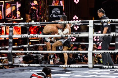 Tayland ve Brezilya Tay dövüş 2016 yılında Julio Lobo Saenchai P.K.Saenchai Muay Tay spor salonu