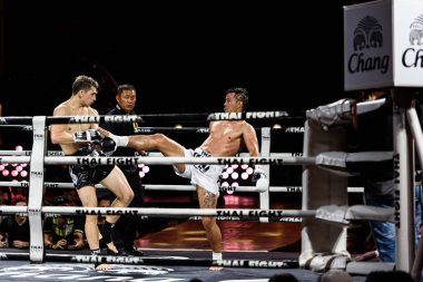 Tayland Sudsakorn Sor.Klinmee ve Antoine Pinto Tay Fransa 2016 mücadele