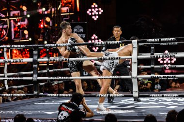 Tayland Sudsakorn Sor.Klinmee ve Antoine Pinto Tay Fransa 2016 mücadele