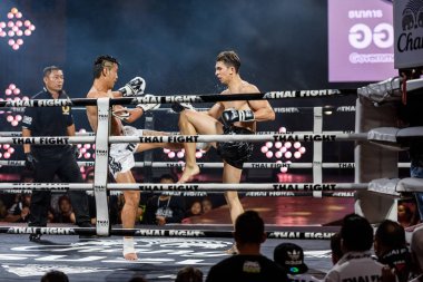 Tayland Sudsakorn Sor.Klinmee ve Antoine Pinto Tay Fransa 2016 mücadele