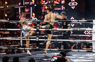 Tayland Sudsakorn Sor.Klinmee ve Antoine Pinto Tay Fransa 2016 mücadele