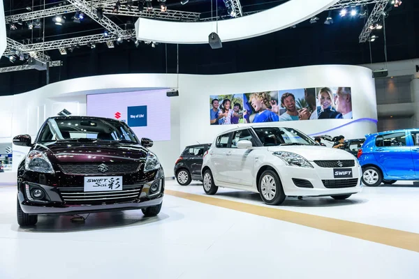 Suzuki Booth on display at Thailand International Motor Expo 2016. — Stock Photo, Image