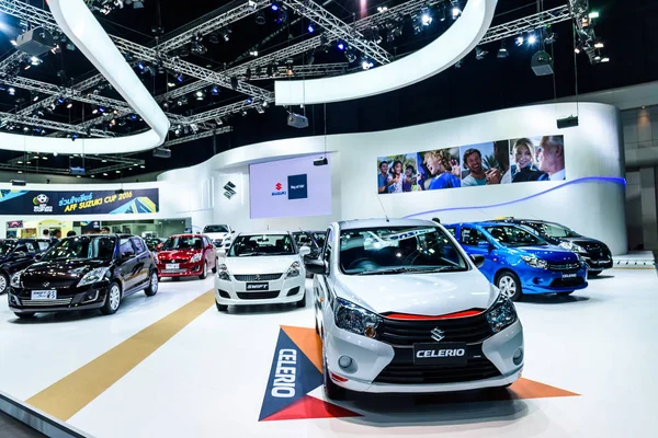 Suzuki Booth on display at Thailand International Motor Expo 2016. — Stock Photo, Image