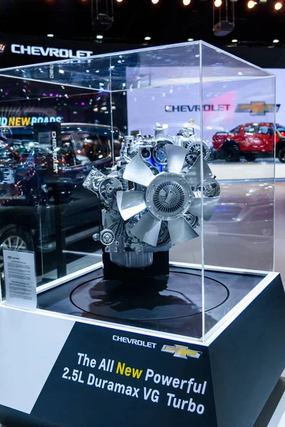 Wszystkie nowe potężne 2,5 l Duramax Vg Turboengine Chevrolet. — Zdjęcie stockowe