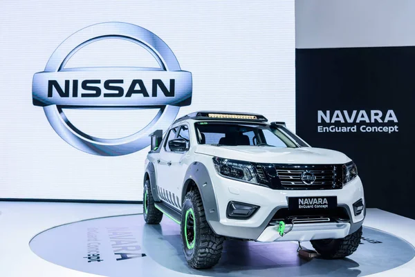 Nissan Navara EnGuard samochód koncepcyjny. — Zdjęcie stockowe