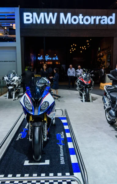 BMW RR em exposição na Tailândia International Motor Expo 2016 . — Fotografia de Stock