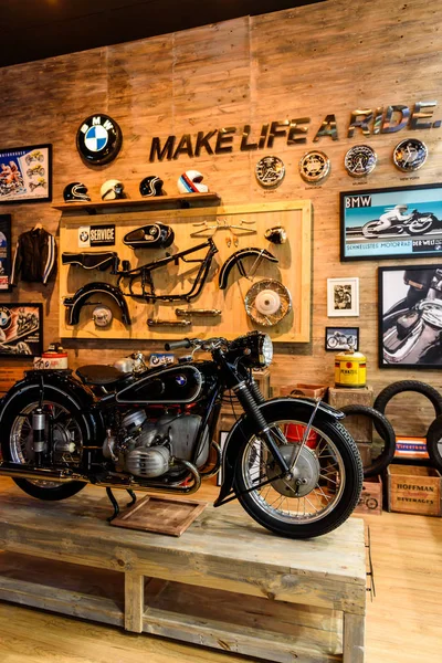 Motocicleta BMW no estande BMW Motorrad . — Fotografia de Stock