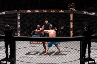 Alain Ngalani Hong Kong ve Ariunbold Per-Ochir bir Şampiyonası'nda Moğolistan: Will demir