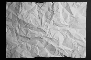 Arka plan üzerinde buruşuk kağıt