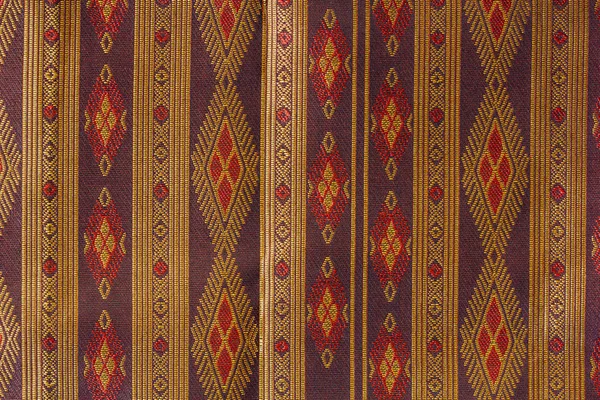 Patrón de seda tailandesa, estilo textil tailandés — Foto de Stock