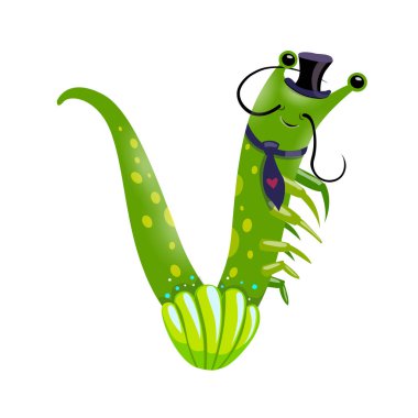 Beyaz arka plan üzerinde izole deniz alfabesinde bir harf V vektör.