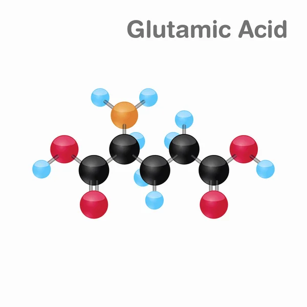 Moleküler omposition ve glutamik asit, Glu, yapısını en iyi kitaplar ve eğitim için