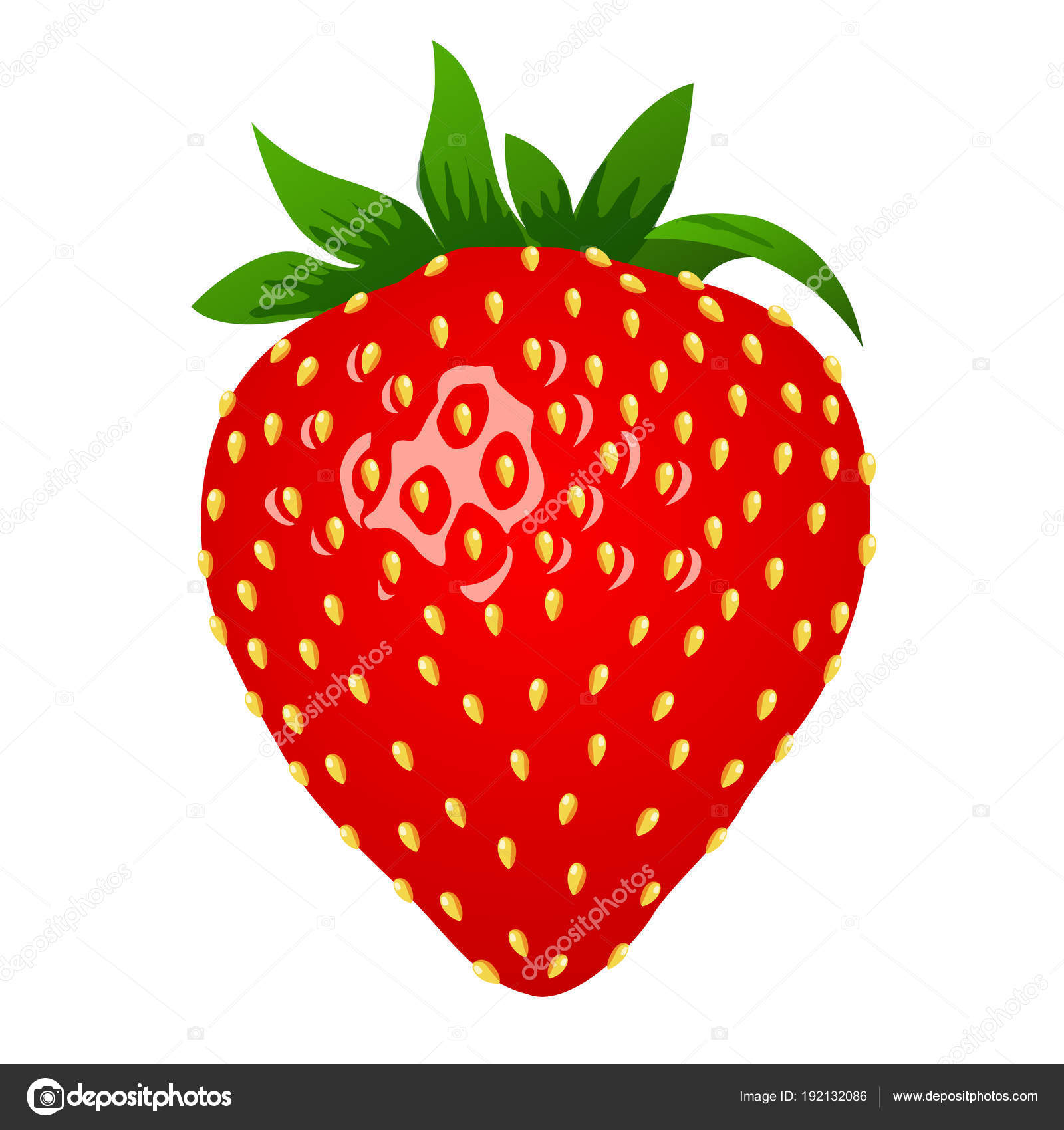 Erdbeere Symbol Erdbeere Symbol