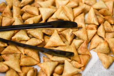 Mini samosa singara sebze patates et ile dolması